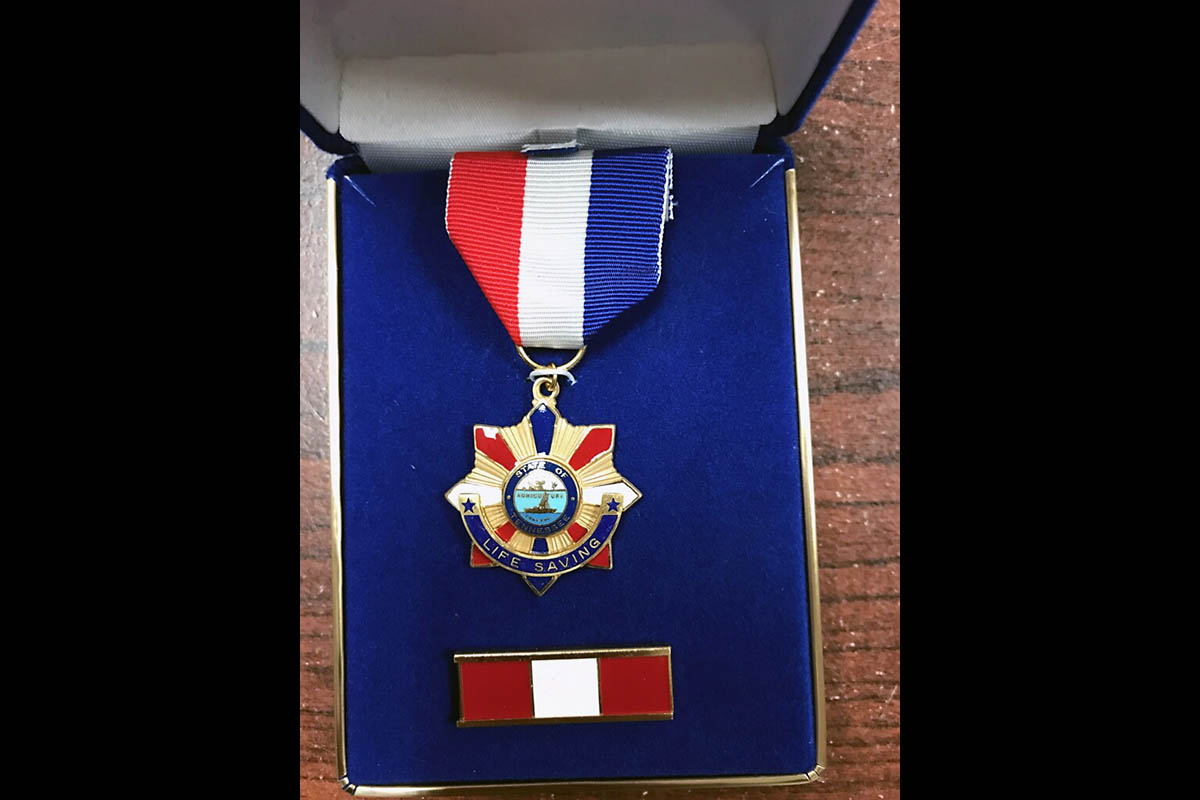 Louisiana Game Warden Life Saving Medal