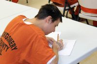 Montgomery County Jail inmate takes High School Equivalency Test