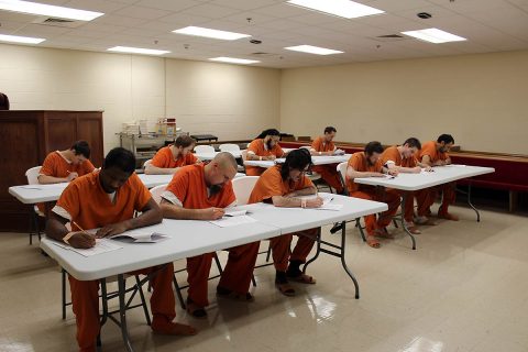 Workforce Essentials works with Montgomery County Sheriff’s Office to start High School Equivalency Test program at the Montgomery County Jail.