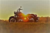 Motorcycle Sunset