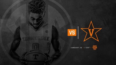 Tennessee Men's Basketball takes on the Vanderbilt Commodores Tuesday at Thompson-Boling Arena. Tip off is at 6:00pm CT. (Tennessee Athletics)