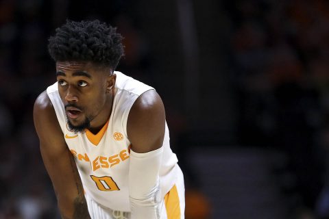 Tennessee Men's Basketball sophomore Jordan Bone scored 12 points in win over LSU Wednesday night at Thompson-Boling Arena. (Tennessee Athletics)