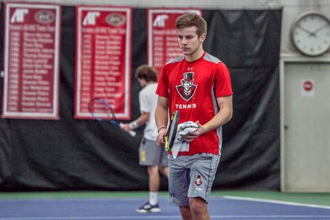 Austin Peay Men's Tennis beats Southern Indiana 6-3 Friday in Evansville. (APSU Sports Information)