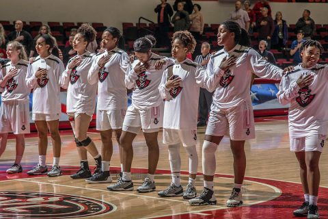 Austin Peay Women's Basketball falls to Jacksonville State at the Dunn Center Saturday, 51-50. (APSU Sports Information)