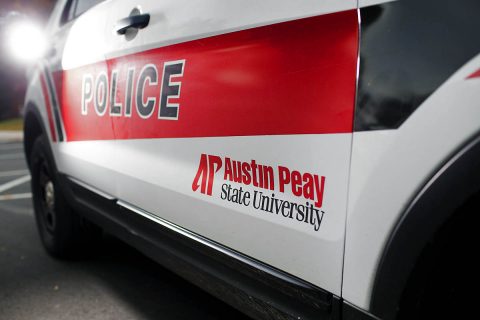 APSU Campus Police team with Tennessee Highway Safety Office for Seatbelts Are for Everyone (SAFE) campaign.