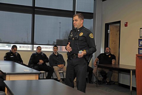 Clarksville Police Captain Ty Burdine. (Jim Knoll, CPD) Clarksville Police Captain Ty Burdine. (Jim Knoll, CPD)