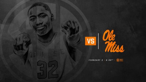 Tennessee Men's Basketball plays Ole Miss Saturday at Thompson-Boling Arena. Tip off is at 5:00pm CT. (Tennessee Athletics)