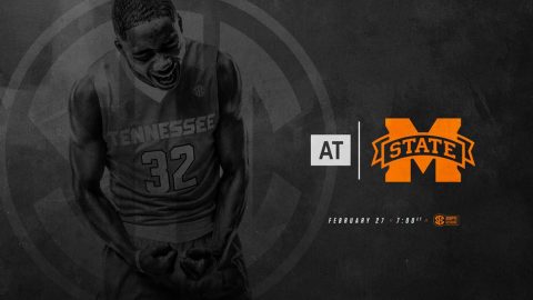 Tennessee Men's Basketball travels to Mississippi State, Tuesday. Tip off is at 6:00pm CT. (Tennessee Athletics)