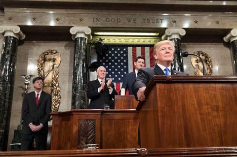 U.S. President Donald Trump's State of the Union address U.S. President Donald Trump's State of the Union address