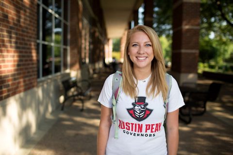 APSU English major Madison Hobson 