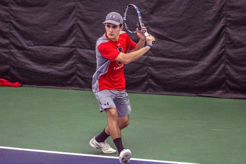 Austin Peay Men's Tennis unable to get on track at home against Detroit Mercy, Thursday. (APSU Sports Information)