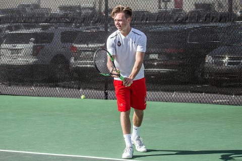 Austin Peay Men's Tennis starts strong, but falls to Saint Louis, Tuesday. (APSU Sports Information)