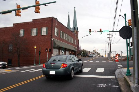 Main Street traffic signals at Second and Third streets will be replaced with stop signs on Friday, March 9th. The intersections may be closed and the street detoured during the work on Friday. Motorists are urged to avoid the area that day.