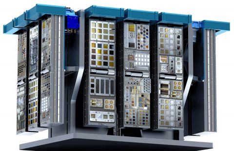 The Materials ISS Experiment Flight Facility (MISSE-FF) with MISSE Sample Carriers (MSCs) in the fully open position exposing samples/experiments to the harsh environment of space in low-Earth Orbit (LEO). (Alpha Space)