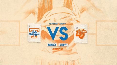 Tennessee Women's Basketball faces Liberty in first round of the NCAA Basketball Tournament at Thompson-Boling Area Friday. Tip off is at 1:30pm CT. (Tennessee Athletics)