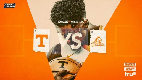 Tennessee Men's Basketball faces Wright State in the NCAA Tournament at the American Airlines Center, Thursday. Tip off is at 11:40pm CT. (Tennessee Athletics)