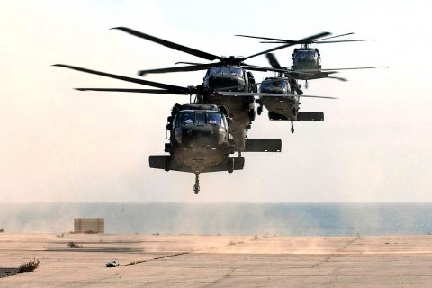 UH60 Black Hawk helicopters will be landing at APSU for ROTC training. (Sgt. 1st Class Ty McNeeley, U.S. ARCENT PAO)