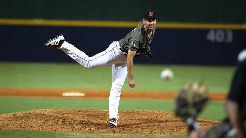 Nashville Sounds Pitchers Allow Three Hits but Offense Stalls against New Orleans Baby Cakes. (Nashville Sounds)