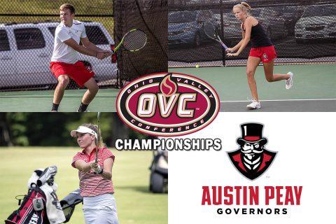 Austin Peay Women's Golf, Men's Tennis and Women's Tennis begin OVC Championship Tournaments this week. 