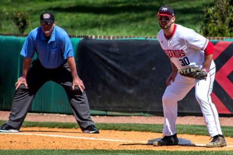 Austin Peay Baseball plays final series game against Eastern Kentucky at Raymond C. Hand Field, Sunday. (APSU Sports Information)