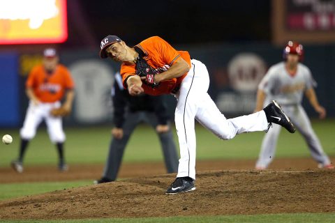 Austin Peay Baseball alumni Tyler Rogers plays for the Triple-A Sacramento River Cats. (APSU Sports Information)