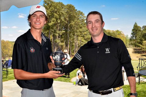 Austin Peay Men's Golf freshman Chase Korte shoot a final round 67 to come in runner up at the Coca-Cola Wofford Intercollegiate. (APSU Sports Information)