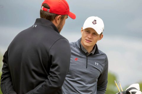 Austin Peay Men's Golf shoots a second round 297 to stay within striking distance of a top three finish at OVC Tournament. (APSU Sports Information)