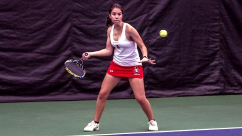 Austin Peay Women's Tennis plays the Murray State Racers in the Heritage Bank Battle of the Border Tuesday afternoon. (APSU Sports Information) Austin Peay Women's Tennis plays the Murray State Racers in the Heritage Bank Battle of the Border Tuesday afternoon. (APSU Sports Information)