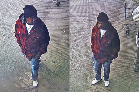 Clarksville Police are looking for the man in these photos for the burglary of several vehicles. Clarksville Police are looking for the man in these photos for the burglary of several vehicles.