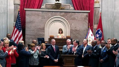 Tennessee Representative Joe Pitts honored by colleagues on the House Floor, Thursday, March 29th, 2018.