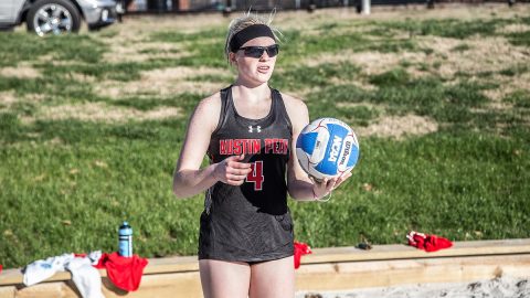 Austin Peay Beach Volleyball loses to Central Arkansas and Louisiana-Monroe, Friday. (APSU Sports Information)