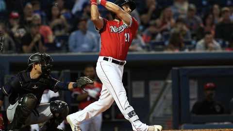 Nashville Sounds First Baseman Nick Martini Records His Second Career Multi-Home Run Game. (Nashville Sounds)