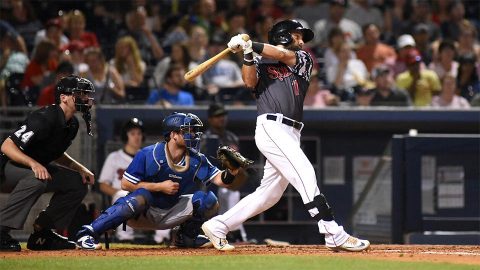 Nashville Sounds Outfielder Nick Martini Sets PCL Era Franchise Record. (Nashville Sounds)