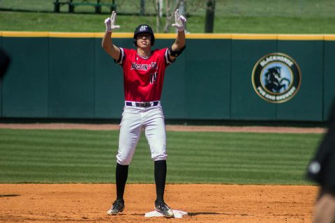 Austin Peay Baseball scores early in 6-3 win over nationally rank Clemson Friday night. (APSU Sports Information)