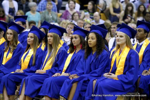 Clarksville Academy's Class of 2018 held its commencement ceremony in the school's gymnasium Saturday.