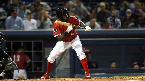Nashville Sounds shortstop Jorge Mateo blasts 2-run homer in extra innings in a wild victory. (Nashville Sounds) Nashville Sounds shortstop Jorge Mateo blasts 2-run homer in extra innings in a wild victory. (Nashville Sounds)