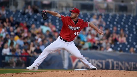 Nashville Sounds Gets Pair of One-Run Wins as Nick Martini Extends Streak to 57 Games. (Nashville Sounds)