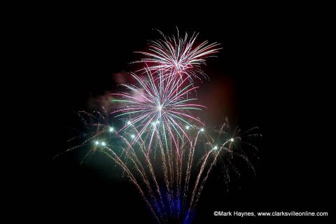 City of Clarksville allows fireworks July 1st-5th from 6:00pm-10:00pm. City of Clarksville allows fireworks July 1st-5th from 6:00pm-10:00pm.