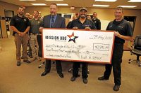 Mission BBQ donates $3396.00 to Clarksville Police Union
