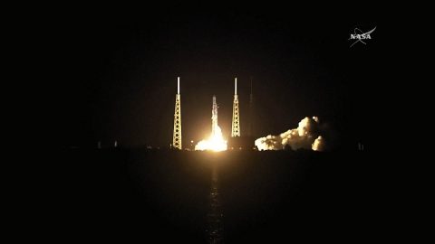 SpaceX launches its Falcon 9 rocket and Dragon cargo craft carrying JPL's ECOSTRESS mission from Space Launch Complex 40 at Cape Canaveral Air Force Station in Florida at 4:42am CDT June 29th, 2018. About nine minutes and 31 seconds after launching from Cape Canaveral Air Force Station in Florida on June 29th, 2018, the SpaceX Dragon spacecraft carrying JPL's ECOSTRESS mission separates from the second-stage engine. (NASA TV)