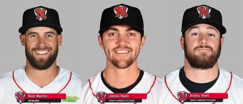 Nashville Sounds - Nick Martini, James Naile and Bobby Wahl