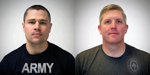 Fort Campbell Warrior Transition Battalion soldiers Sgt. John Weasner (right) and Maj. Adam Ziegler (left) to play in 2018 Warrior Games 2018 U.S. Department of Defense Warrior Games.