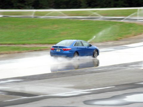 Compared to new tires, tires worn to a tread depth of just 4/32” exhibit an average increased stopping distance of 87 feet for a passenger car and 86 feet for a light truck. (AAA)