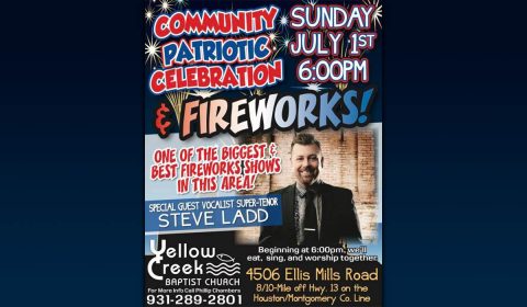 Yellow Creek Baptist Church 2018 Patriotic Celebration and Fireworks event