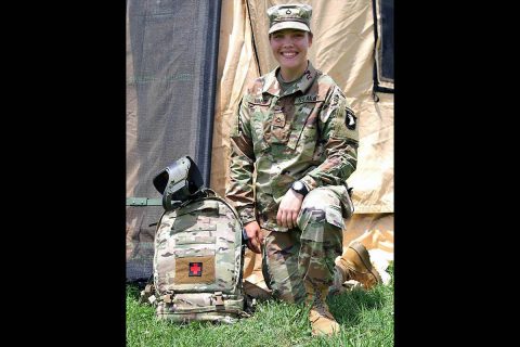 The 40th Public Affairs Detachment would like to introduce Pfc. Ashley Ward, a Port Orange, Florida, native and a combat medic specialist (68W) with Headquarters and Headquarters Battery, 101st Airborne Division Artillery "Guns of Glory", 101st Airborne Division (Air Assault), whom enjoys her ability to medically assist Soldiers of the U.S. Army when in need. (Pfc. Beverly Mejia, 40th Public Affairs Detachment)