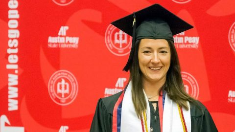 Austin Peay State University Women's Tennis' Brittney Covington. (APSU Sports Information)