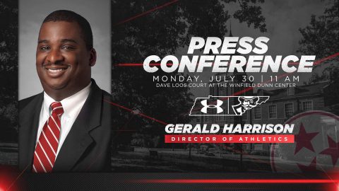 Austin Peay State University press conference for new Athletics Director Gerald Harrison set for July 30th. (APSU Sports Information)