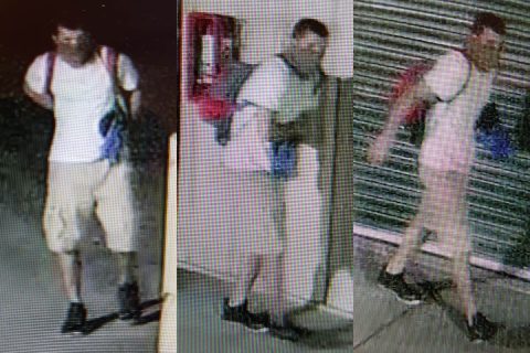 Clarksville Police are looking for the person in these photos for the burglary of a self storage facility on Dunbar Cave Road.