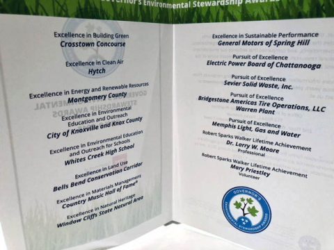 Governor’s Environmental Stewardship Award (GESA) for their excellence in energy and renewable resources