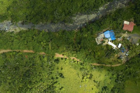 On April 25th, 2018, the G-LiHT team captured this aerial image of El Yunque National Forest. (NASA)